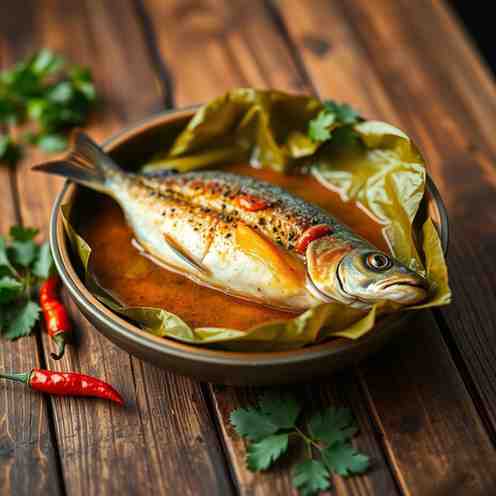 Congo Liboke - Steamed Fish Recipe